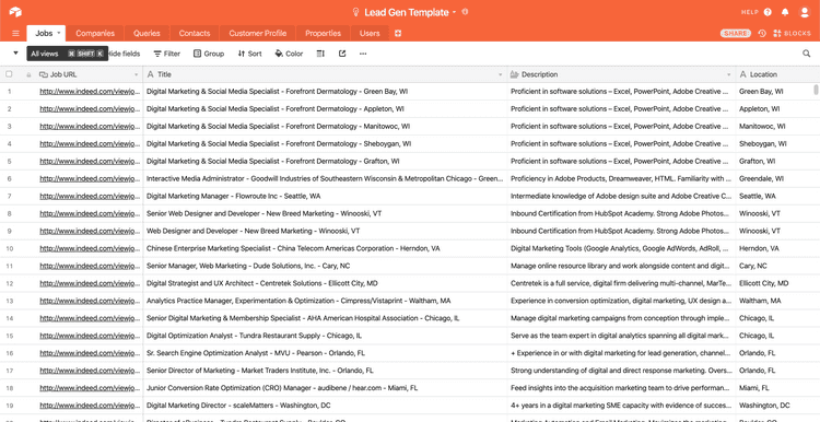 airtable jobs